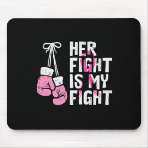 Krebs Boxhandschuhe Ihr Kampf Mein Kampf Frauen Mä Mousepad