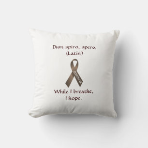 Krebs-Brawn Survivor Ribbon Pillow Kissen