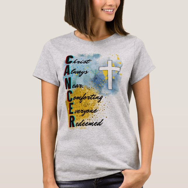 Krebs Christliches T-Shirt (Vorderseite)