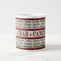 KREBS - CRAB - KAFFEE/SOUP/JUMBO-TASSE - TEXT