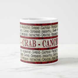 KREBS - CRAB - KAFFEE/SOUP/JUMBO-TASSE - TEXT Jumbo-Tasse