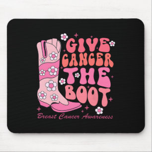Krebs Das Bewusstsein für den Brustkrebs im Boot Mousepad