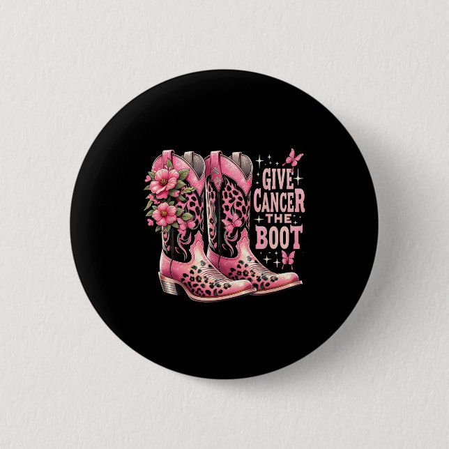 Krebs Das Cowgirl des Boot Westers stimuliert Brus Button (Vorderseite)
