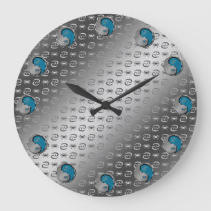 Krebs der Krabbe Große Wanduhr