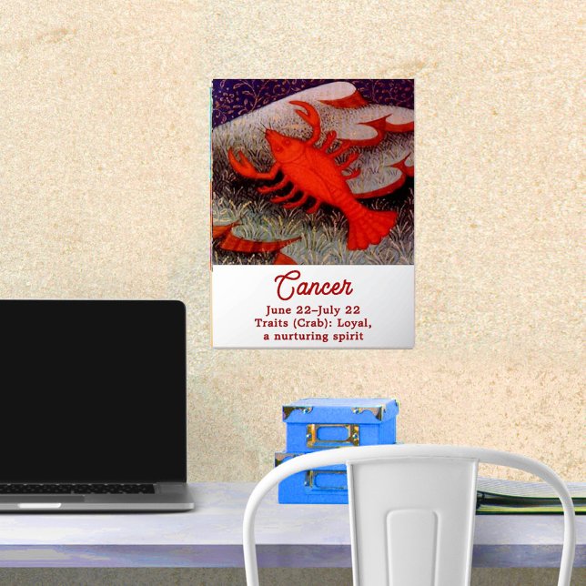 Krebs der Krebs Zodiac Geburt Party Foliendrucke (Von Creator hochgeladen)