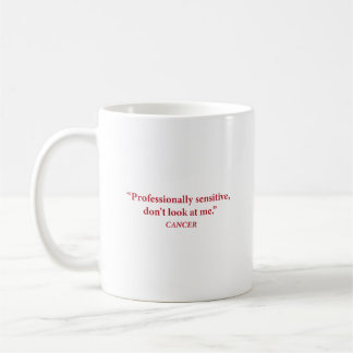 Krebs Emotionaler Brennstoff Tasse