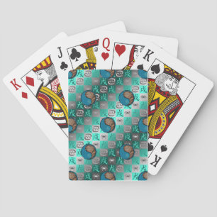 Krebs & Erde Hund Classic Spielkarten