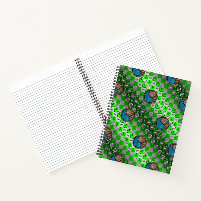 Krebs & Erde Ziege Notizbuch (Innenseite)