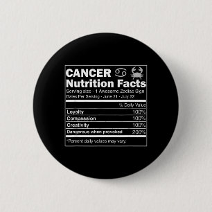 Krebs Ernährungsfakten Astrologie Sternzeichen Button