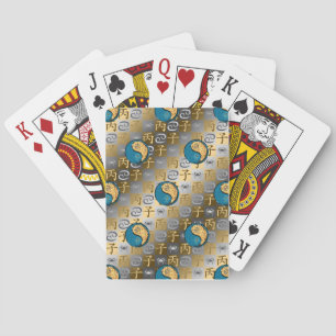 Krebs & Feuer-Ratte Spielkarten