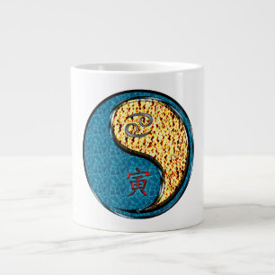 Krebs & Feuer Tiger Jumbo-Tasse