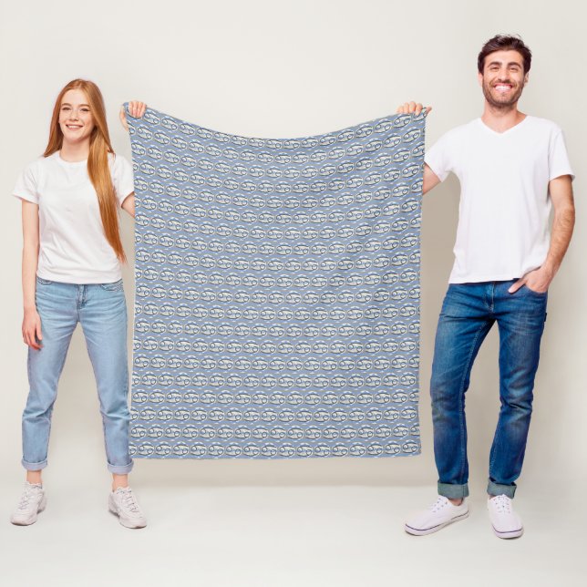 Krebs Fleecedecke (Beispiel)