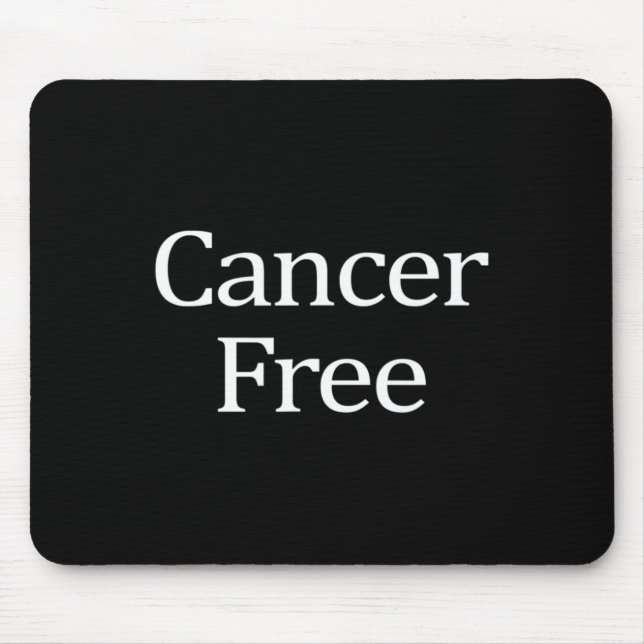 Krebs frei - mousepad (Vorne)