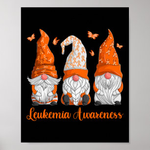 Krebs für Kinder Leukämie Bewusstsein Poster