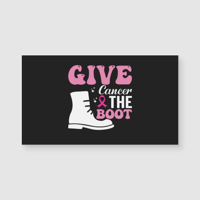 Krebs geben, das Brustkrebs-Bewusstsein beim Stief Magnetkarte (Vorderseite)