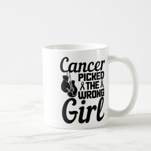 Krebs hat das falsche Girl-Brustkrebs-Bewusstsein  Kaffeetasse