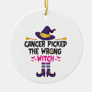 Krebs hat das falsche Hexenblut-Weihnachtsgeschenk Keramik Ornament