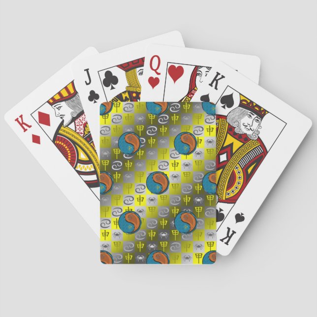 Krebs & Holz Affe Spielkarten (Rückseite)