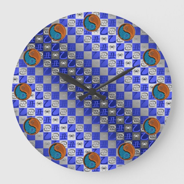 Krebs & Holz Ochse Große Wanduhr (Vorderseite)