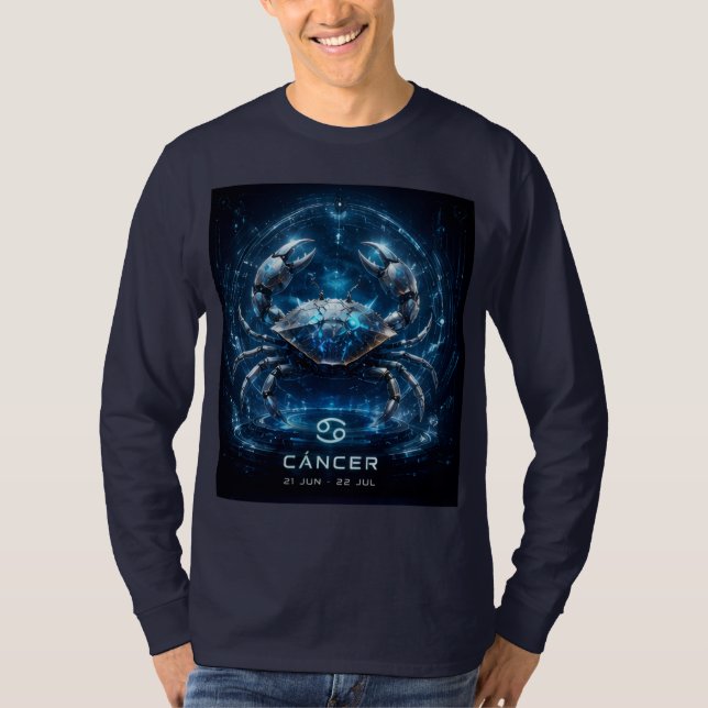 Krebs, Horoskop,  T-Shirt (Vorderseite)