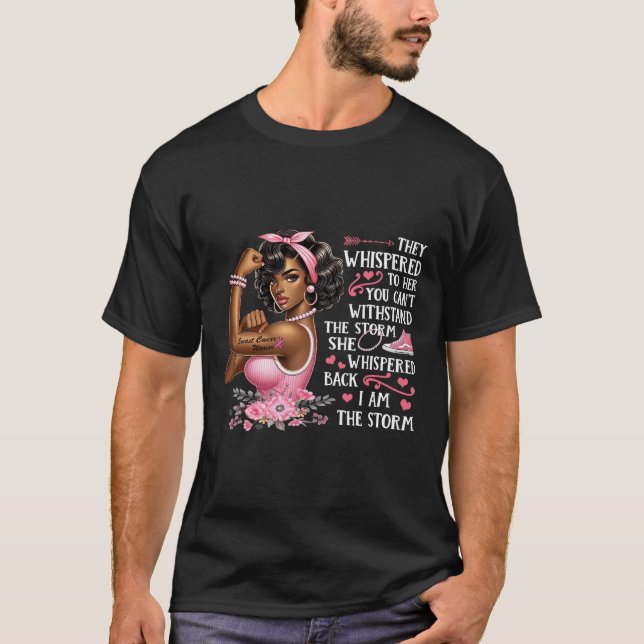 Krebs Ich bin die schwarzen Sturmfrauen, die wir r T-Shirt (Vorderseite)