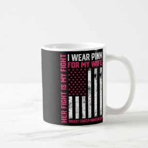 Krebs Ihr Kampf ist mein Kampf ich trage Pink Ehef Kaffeetasse