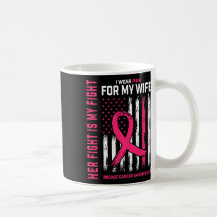 Krebs Ihr Kampf ist mein Kampf ich trage Pink Ehef Kaffeetasse
