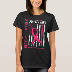 Krebs Ihr Kampf ist mein Kampf ich trage Pink Ehef T-Shirt