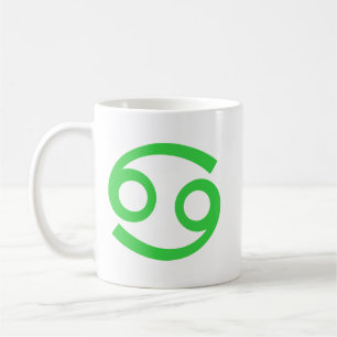 Krebs im Grünen Kaffeetasse