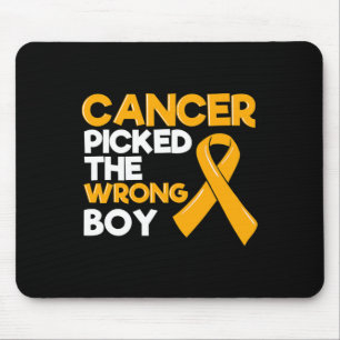 Krebs im Kindesalter Boy Ribbon Tumor Kinderarzt C Mousepad