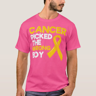Krebs im Kindesalter Boy Ribbon Tumor Kinderarzt C T-Shirt