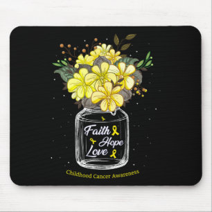 Krebs im Kindesalter Glaube Liebe Hoffnung Blume J Mousepad