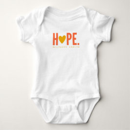 Krebs im Kindesalter HOPE Baby Bodysuit Ein Stück Strampler