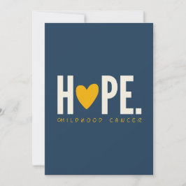 Krebs im Kindesalter HOPE Einladungskarte Einladung