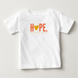 Krebs im Kindesalter HOPE Goldenen Herz Baby T - S T-shirt