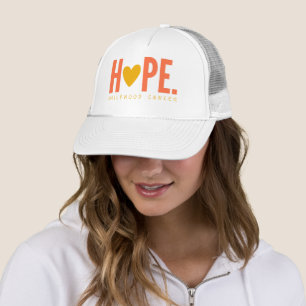 Krebs im Kindesalter HOPE Goldherz Hat Truckerkappe