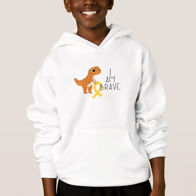 Krebs im Kindesalter. Kinder Kapuzenpullie Hoodie (Vorderseite)