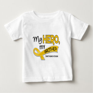 Krebs im Kindesalter MEIN HERO MEIN BRUDER 42 Baby T-shirt