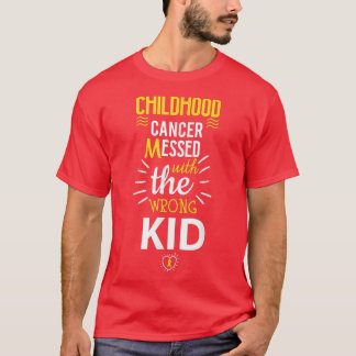Krebs im Kindesalter mit den falschen Kinderwarnen T-Shirt