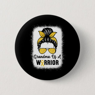 Krebs im Kindesalter - Oma eines Kriegers Button