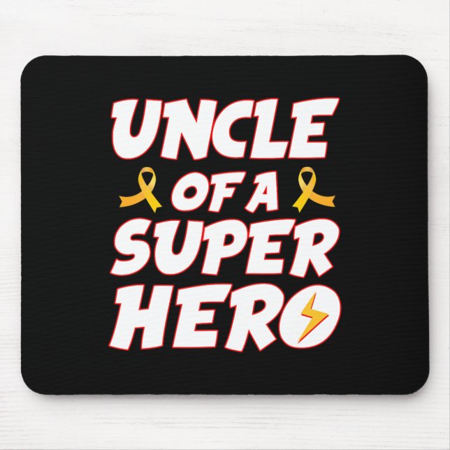 Krebs im Kindesalter Onkel einer Superheldenfamili Mousepad (Vorne)