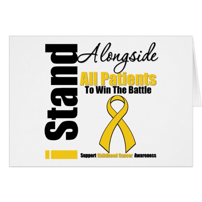 Krebs im Kindesalter stehe neben allen Patienten (Vorderseite (Horizontal))