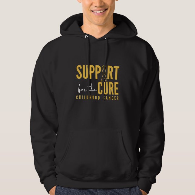 Krebs im Kindesalter. Unterstützung.Heilung. Pullo Hoodie (Vorderseite)