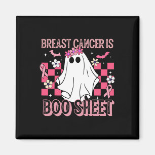 Krebs ist Boo Sheet Halloween Brustkrebsbewusstsei Magnet