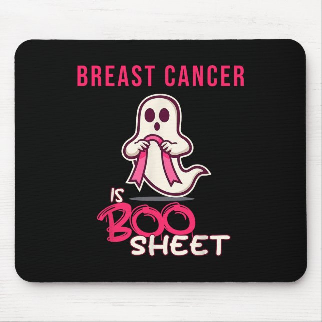 Krebs ist der Monat des Bootschild-Bewusstseins Mousepad (Vorne)
