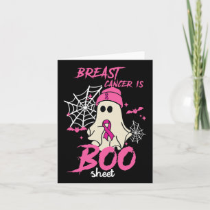 Krebs ist ein boomfähiges Halloween-Brustkrebs Awa Karte
