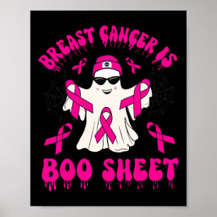 Krebs ist ein boomfähiges Halloween-Brustkrebs Awa Poster