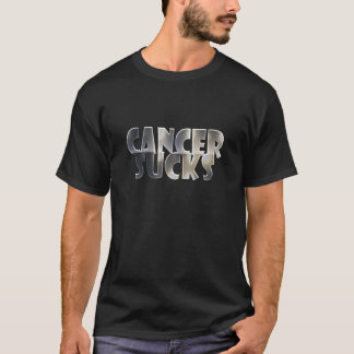Krebs-ist zum Kotzen (Schwarzes) T-Shirt