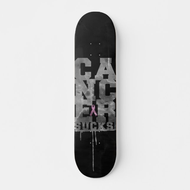KREBS IST ZUM KOTZEN SKATEBOARD (Vorne)