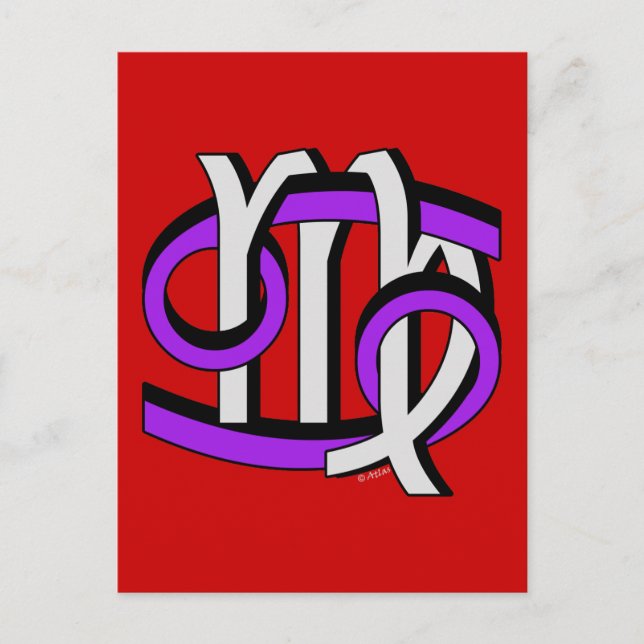 Krebs & Jungfrau PGy Postkarte (Vorderseite)